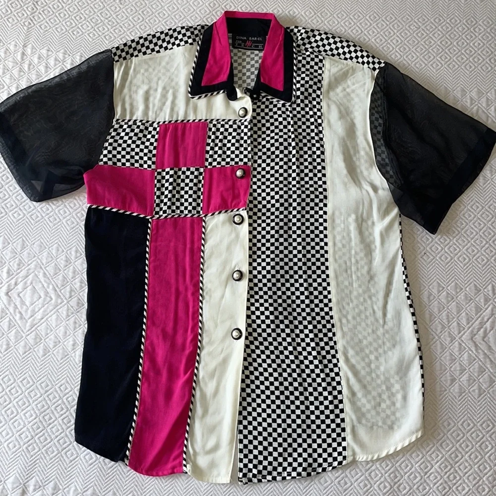 DINA BAR-EL 80’s 2 Piece Outfit - Picture 2 of 13